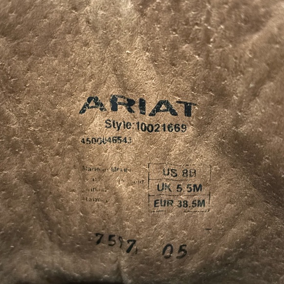 Ariat patchwork boots - Picture 7 of 7